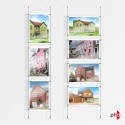 A3 Ceiling / Floor Rod Display Set (Ready-made)