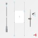 1x A2 Ceiling / Floor Rod Display Set (Portrait)