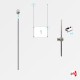 1x A4 Ceiling Rod Display Set (Landscape)