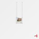 1x A4 Ceiling Rod Display Set (Portrait)