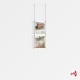 2x A4 Ceiling Rod Display Set (Portrait)