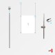 1x A2 Ceiling Rod Display Set (Portrait)