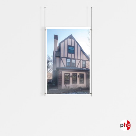 1x A1 Ceiling Rod Display Set (Portrait)