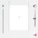 1x A0 Ceiling Rod Display Set (Portrait)