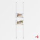2x A4 Wall / Wall Rod Display Set (Landscape)