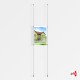 1x A3 Wall / Wall Rod Display Set (Portrait)