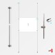 1x A2 Wall / Wall Rod Display Set (Landscape)