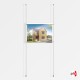 1x A2 Wall / Wall Rod Display Set (Landscape)