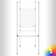 Retail Shelf & Poster Panel Rod Kit, Portrait