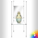 Shop Display Shelf & Mirror Rod Kit