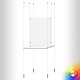 A3 Double-sided Retail Display Shelf, 30x30cm