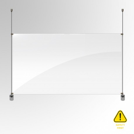 Sneeze Guard Protection Barrier Rod Kit