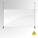 Sneeze Guard Protection Barrier (On Rods)