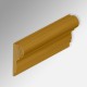 Coloured Victorian Picture Rail (2.4m) - Traditional Decorative Wood Dado Moulding for Modern Homes