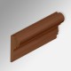 Coloured Victorian Picture Rail (2.4m) - Traditional Decorative Wood Dado Moulding for Modern Homes