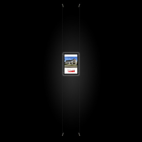 A4 LED Display Pocket & Wall to Wall Kit (Ready to Use / Complete System)