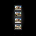 A3 LED Display Pocket & Ceiling-to-Floor Kit (Ready to Use / Complete System)
