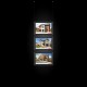 A3 LED Display Pocket & Ceiling Hanging Kit (Ready to Use / Complete System)
