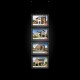 A3 LED Display Pocket & Ceiling Hanging Kit (Ready to Use / Complete System)