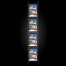 A3 LED Display Pocket & Wall to Wall Kit (Ready to Use / Complete System)