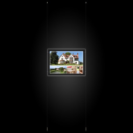 A2 LED Display Pocket & Ceiling to Floor Kit (Ready to Use / Complete System)