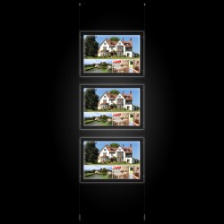 A2 LED Display Pocket & Ceiling to Floor Kit (Ready to Use / Complete System)
