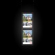 A2 LED Display Pocket & Ceiling Hanging Kit | Cable Display & Lighting