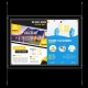 A0 LED Display Pocket & Ceiling to Floor Kit (Rod System / Ready to Use)