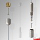 Suspended Carpet Display Track Kit (3M P Rail)
