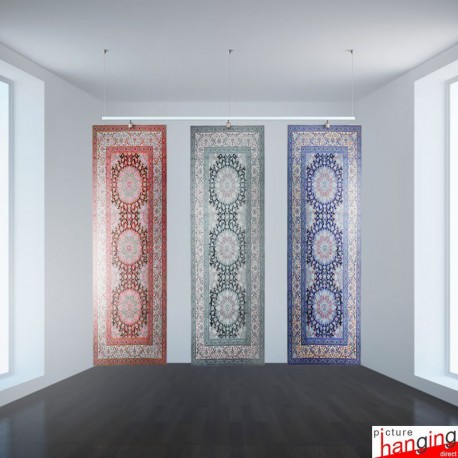 Suspended Rug Display Track Kit (2M P Rail)