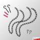 Ceiling Hanging Chain Kit (Black)