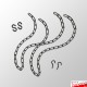 Beam Hanging Chain Kit (Black)