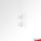 Ceiling Hanging Leaflet Holder Kit (A4 A5 DL Brochure sizes)