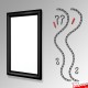 A0 Snap Frame & Hanging Chain Kit