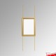 A0 Snap Frame Fixed Chain Kit, Ceiling to Floor & Wall Displays