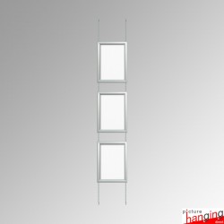 A3 Snap Frame Fixed Chain Kit, Ceiling to Floor & Wall Displays