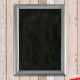 Framed Chalk Writing Board, Unprinted Blackboard