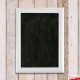 Framed Chalk Writing Board, Unprinted Blackboard