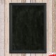 Framed Chalk Writing Board, Unprinted Blackboard