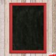 Framed Chalk Writing Board, Unprinted Blackboard