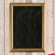Framed Chalk Writing Board, Unprinted Blackboard