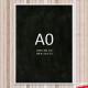 Suspended WHITE Chalkboard Menu Hanging Kit (Ceiling-to-Floor)