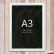 Suspended WHITE Chalkboard Menu Hanging Kit (Ceiling-to-Floor)