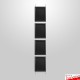 Wall-to-Wall Chalk Writing Board Hanging Kit (Cable Display)