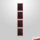 Wall-to-Wall Chalk Writing Board Hanging Kit (Cable Display)