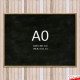 Wall-to-Wall GOLD Chalk Writing Board Hanging Kit (Cable Display)