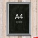 Loop Cable Hanging Chalkboard Kit