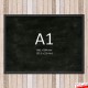 Loop BLACK Cable Hanging Chalkboard Kit