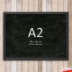 Loop BLACK Cable Hanging Chalkboard Kit