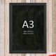 Loop BLACK Cable Hanging Chalkboard Kit